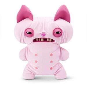 18" Fuggler Sphinx  BIG FUGG Wrinkle McStinkles Hairless Cat Pink Plush ToyXL